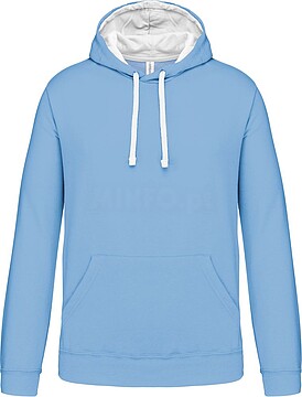 Sweatshirt com capuz em contraste K446