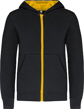 Sweatshirt de criança com capuz e fecho K486