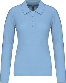 K257C Polo piqué de senhora de manga comprida tam: M cor: S...