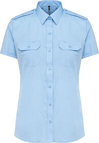 K504 Camisa piloto de senhora de manga curta tam: XXL cor: S...