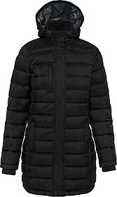 K6129 Blusão acolchoado leve com capuz de senhora tam: L co...