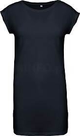 K388 T-shirt de senhora comprida tam: S/M cor: Navy : Kariba...