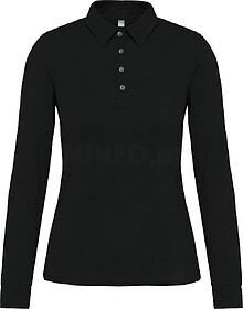 K265 Polo jersey de senhora de manga comprida tam: S cor: Bl...