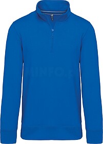K487 Sweatshirt 1/2 fecho tam: XS cor: Light Royal Blue : Ka...