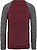 Sweatshirt BIO bicolor de homem com decote redondo e mangas raglan K491 - imagem 1