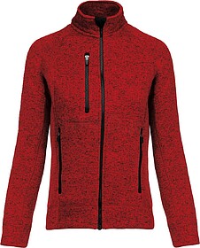 K9107 Casaco de senhora em malha mesclada tam: 3XL cor: Red ...