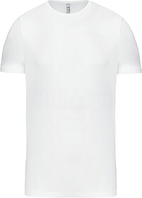 K3012 T-shirt decote redondo de manga curta tam: 3XL cor: Wh...