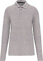 Polo de manga comprida tam: L cor: Oxford Grey : WK. Designed To Work WK276C