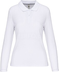 WK277 Polo de senhora manga comprida tam: M cor: White : WK....