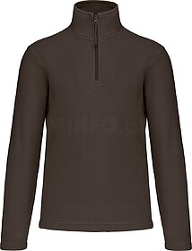 K912 Enzo - camisola micropolar 1/2 fecho tam: 3XL cor: Choc...