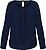 Blusa de senhora em crepe de manga comprida K5003 - imagem 1