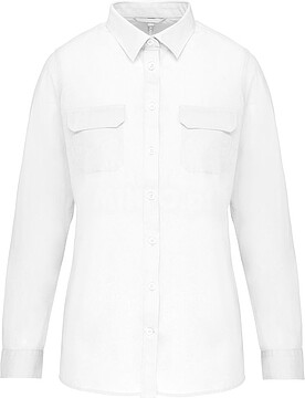 Camisa Safari de senhora manga comprida K591