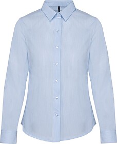 K510C Camisa de senhora em popeline de manga comprida tam: X...