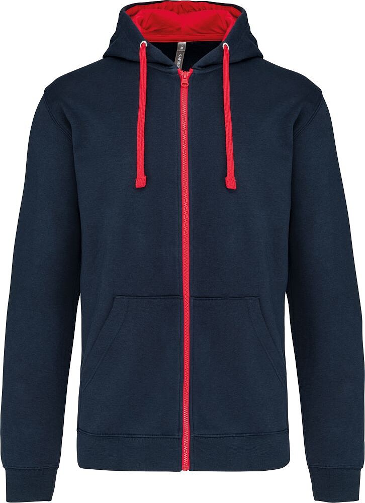 Casaco sweatshirt com capuz em contraste K466