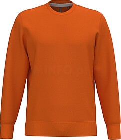 K488 Sweatshirt com decote redondo tam: 4XL cor: Orange : Ka...