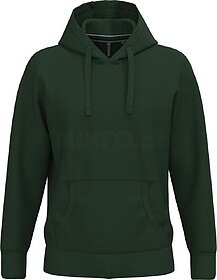 K489 Sweatshirt com capuz tam: 3XL cor: Forest Green : Karib...