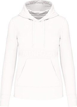 Sweatshirt eco-responsável com capuz de senhora K4028