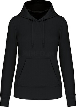 Sweatshirt eco-responsável com capuz de senhora K4028