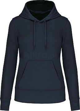 Sweatshirt eco-responsável com capuz de senhora K4028
