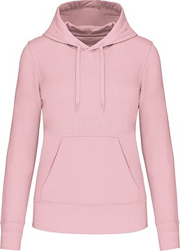 Sweatshirt eco-responsável com capuz de senhora K4028