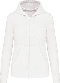 K4031 Sweatshirt eco-responsável com capuz e fecho de senho...