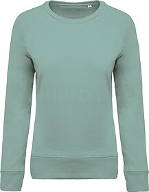 K481C Sweatshirt BIO de senhora com decote redondo e mangas ...