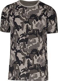 K3030 T-shirt camuflada de manga curta tam: M cor: Grey Camo...