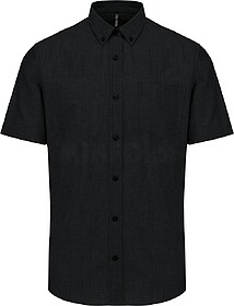 K535C Camisa manga curta em Oxford de tratamento fácil tam:...