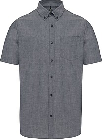 K535C Camisa manga curta em Oxford de tratamento fácil tam:...