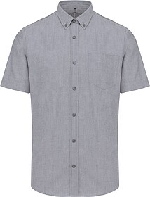 K535C Camisa manga curta em Oxford de tratamento fácil tam:...