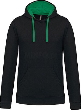 Sweatshirt com capuz em contraste K446