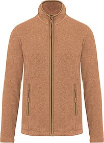 K907A Casaco micropolar de senhora tam: L cor: Camel Heather...