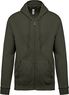 Sweatshirt com fecho e capuz K479