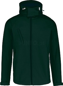 Blusão softshell com capuz amovível K413