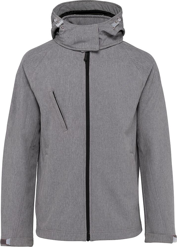 Blusão softshell de senhora com capuz amovível K414
