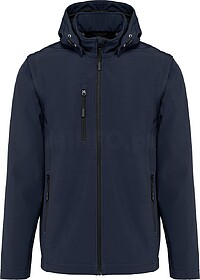 K422X Blusão softshell 3 camadas com capuz e mangas amovív...