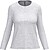 T-shirt de senhora de manga comprida e decote redondo K383 - imagem 1