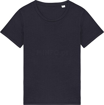 T-shirt eco-responsável com aspecto lavado de senhora NS316