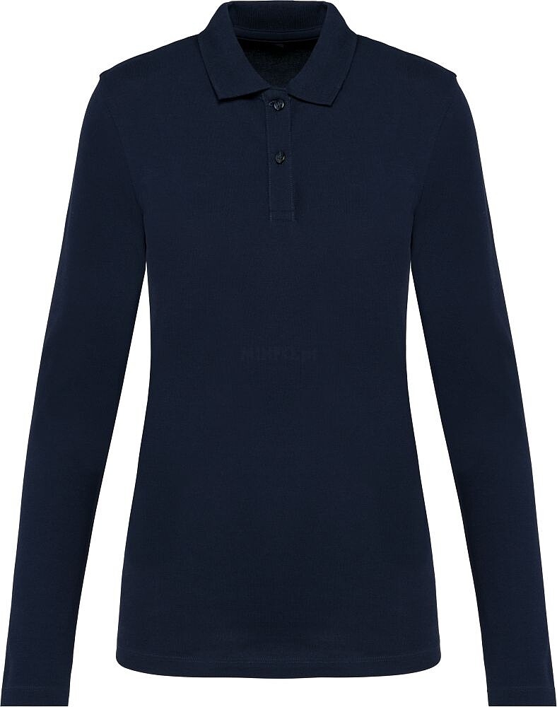 Polo Supima® de manga comprida de senhora PK203