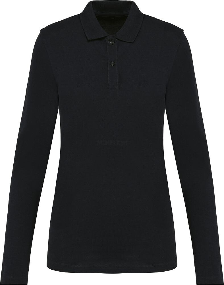 Polo Supima® de manga comprida de senhora PK203