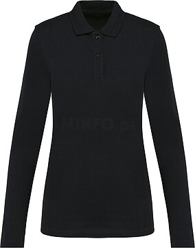 Polo Supima® de manga comprida de senhora PK203