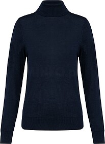 PK913 Camisola Merino de gola alta de senhora tam: S cor: De...