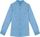 Camisa eco-responsável com aspecto lavado de senhora NS503