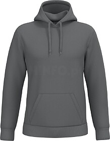 K476 Sweatshirt de homem com capuz tam: L cor: Storm Grey : ...