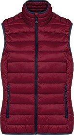K6114 Colete de senhora acolchoado leve tam: XXL cor: Wine :...