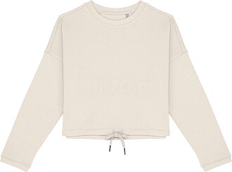 NS429 Sweatshirt eco-respons&rsquo;ável decote redondo over...