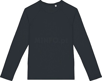 NS339 T-shirt eco-responsável raglan manga comprida de senh...