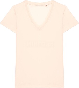 T-shirt eco-responsável decote V de senhora NS334
