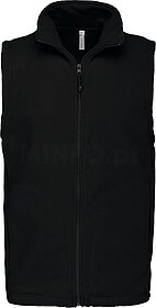 K913X Colete micropolar de homem tam: 5XL cor: Black : Karib...