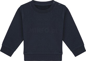 K835 Sweatshirt eco-responsável de bebé tam: 18M cor: Navy...